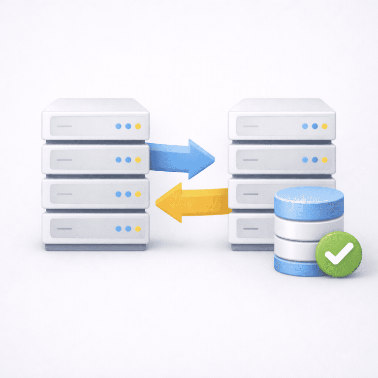 WordPress Einrichtung & Migration – Migration Illustration - webdesign agentur berlin