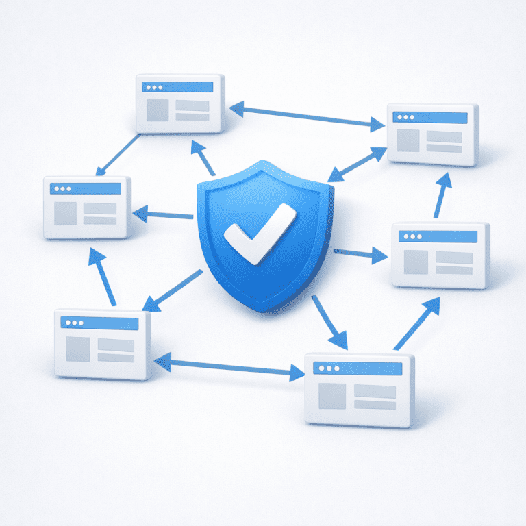 SEO Offsite – Linkbuilding, Autorität & Signale Illustration - webdesign agentur berlin