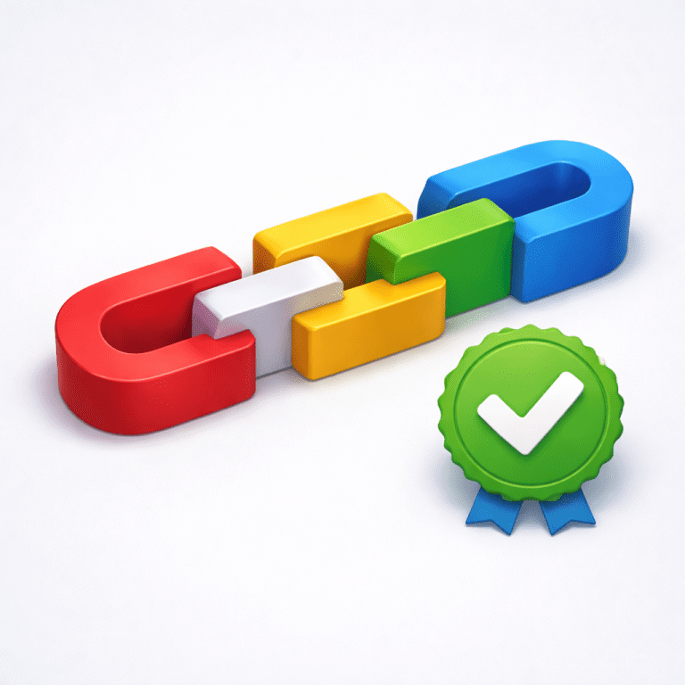 Linkbuilding zur Suchmaschinenoptimierung – Qualität statt Spam Illustration - webdesign agentur berlin