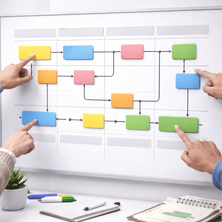 Prozessanalyse & Ist-Aufnahme – Workshop Illustration - webdesign agentur berlin