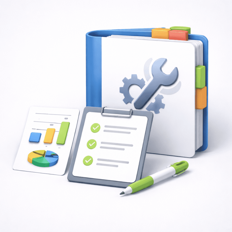 Dokumentation & Übergabe – Documentation Illustration - webdesign agentur berlin