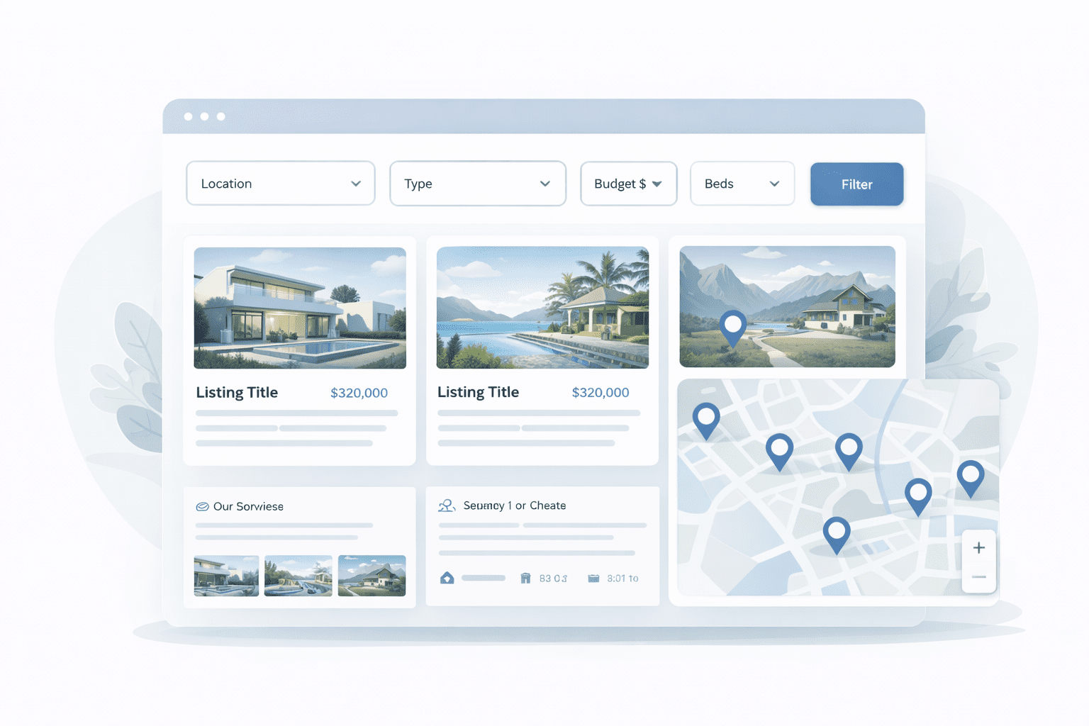 Immobilien-, Makler- & Reise-Websites | Web and Data Solutions