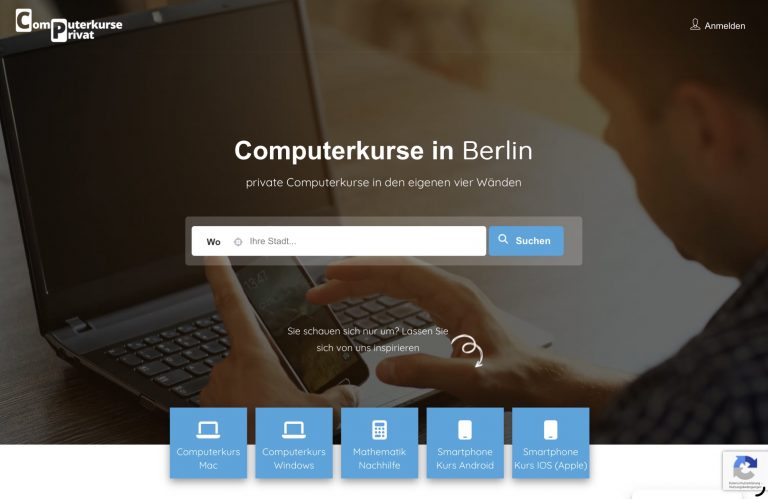 ComputerkursePrivat - private Computerkurse zuhause - webdesign berlin